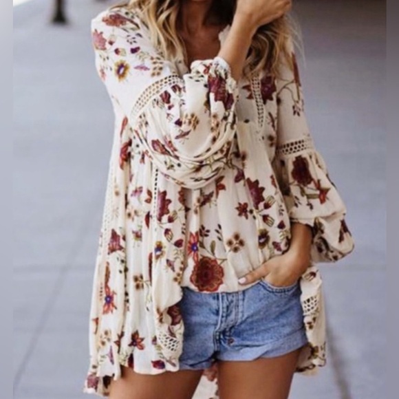 Free People Just The Two of Us Tunic • Dress Med - Picture 5 of 16